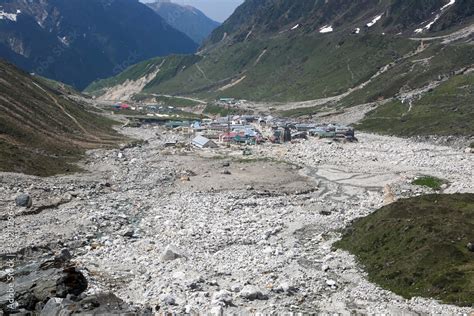 Kedarnath Temple Aerial View After Kedarnath Disaster Kedarnath