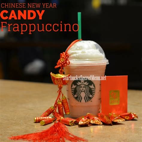 Starbucks Chinese New Year Candy Frappuccino | Starbucks Secret Menu