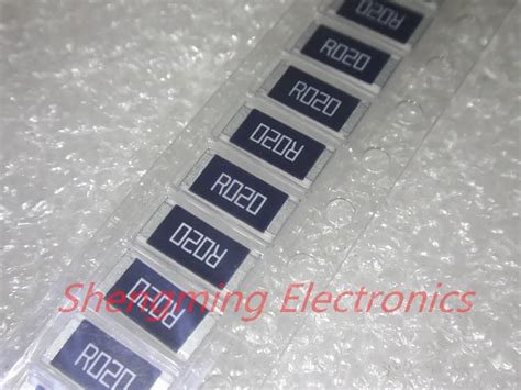 100PCS SMD resistors 2512 (6432) 1W 0.02R 0.02RF 20mR R020 1%-in ...