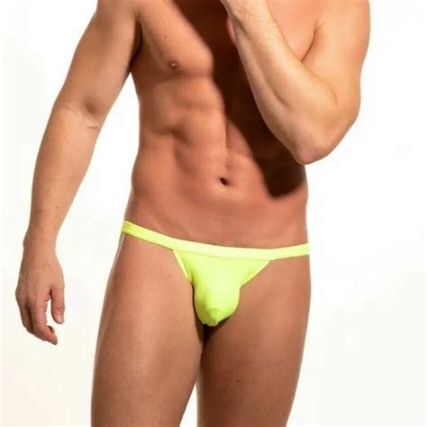 N2n Bodywear Men S Neon Brushed Bikini Briefs Size S Gem