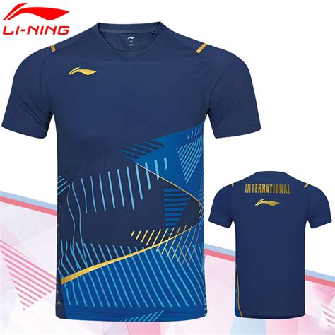 Men Badminton T Shirt 2023 Li Ning International Team Badminton T Shirt