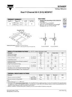 Dual P Channel V D S Mosfet Dual P Channel V D S Mosfet Pdf