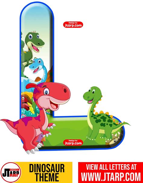 Dinosaurs Printable Letters A Z And Numbers 0 9 Album Jtarp Design