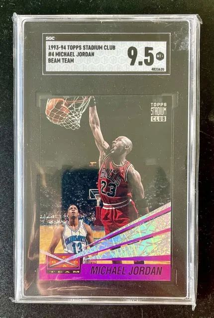 Topps Stadium Club Michael Jordan Beam Team Very Rare