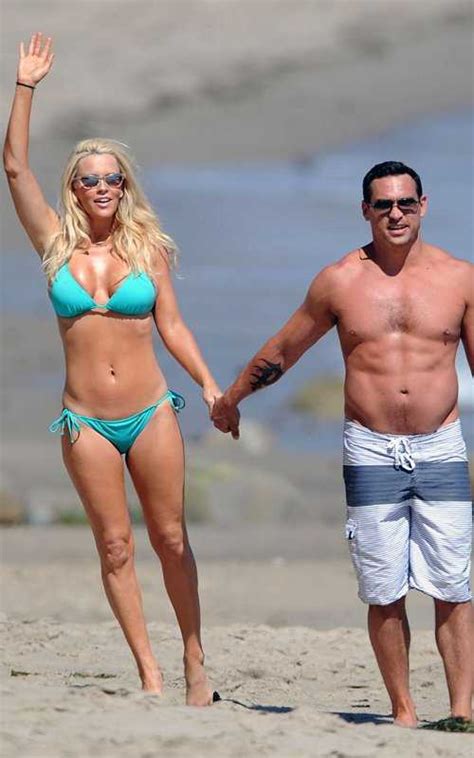 Magnificent Body Jenny McCarthy Aqua Bikini On Miami Beach