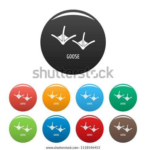 Goose Step Icon Simple Illustration Goose Stock Illustration 1118546453