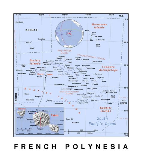 polynesia  map