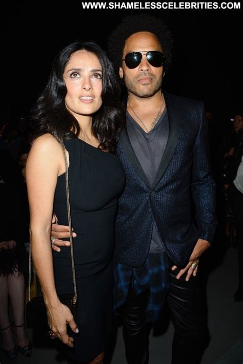 Salma Hayek Fashion Show Paris Babe Posing Hot Celebrity High Famous And Uncensored