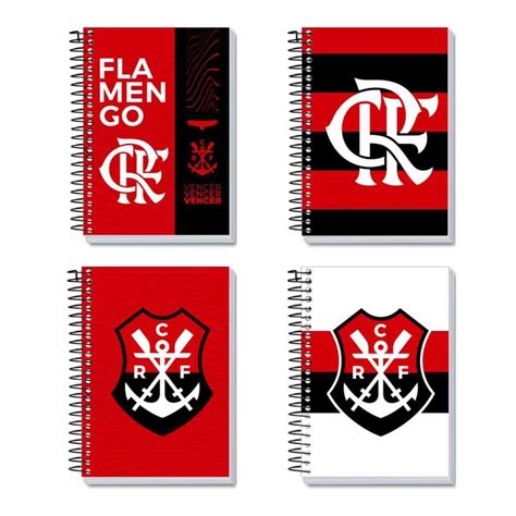 Capa De Caderno Flamengo Para Imprimir - Kit 4 Capa Adesiva Para caderno escolar flamengo | Shopee Brasil