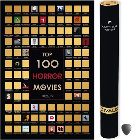 Top 100 Horror Movies Scratch...B091D24YV3 | Encarguelo.com