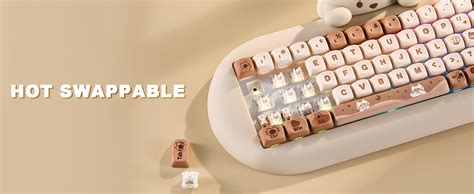 Amazon Yunzii C Wireless Mechanical Keyboard Layout Hot Swap Triple Mode Bt G