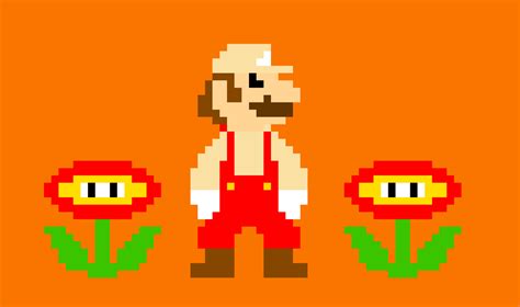 Fire Mario Pixel Art Grid / Download transparent mario pixel png for ...