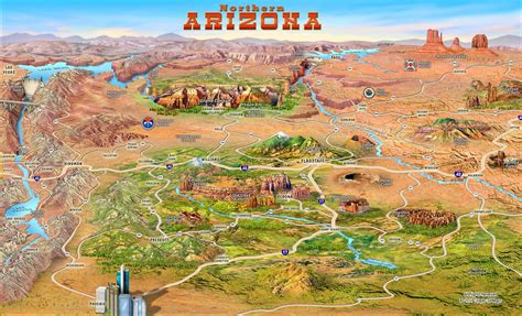 Arizona Attraction Map