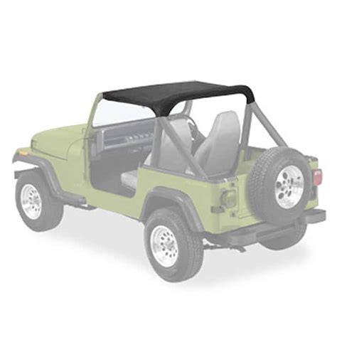 Bikini Avant Jeep Wrangler YJ Vinyle Configuration Strapless