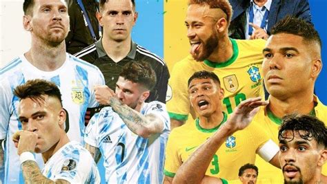 LINK Live Streaming Argentina Vs Brasil Final Copa America 2021 Kick