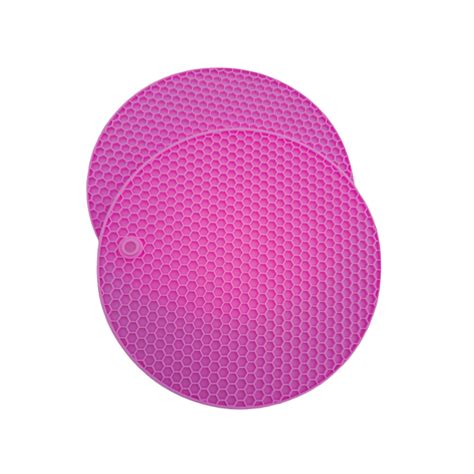 Two Piece Heat Resistant Silicon Mat Silicon Trivet Hot Pot Base Holder Shop Today Get It