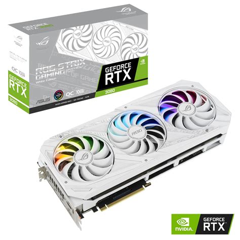 Asus ROG Strix GeForce RTX 3080 White OC 10GB näytönohjain | Karkkainen ...
