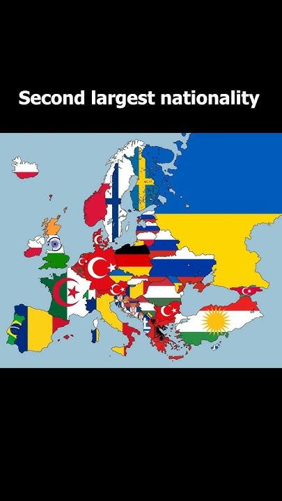 Second Largest Nationality In Europe Youtube