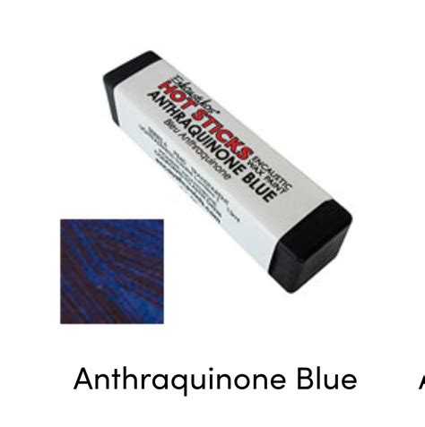 Enkaustikos Hot Sticks Anthraquinone Blue Upwards Art