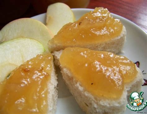 Яблочный джем "Экономный" – кулинарный рецепт