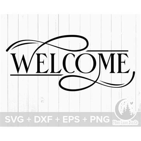 Welcome SVG, Welcome Sign Svg, Svg Dxf Eps Png Files for Cut - Inspire ...