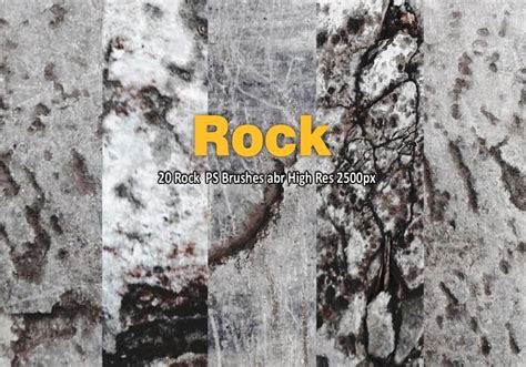 Rock Texture PS Brushes abr Grunge, Rock Textures, Photoshop Brushes, Photography, Ps, Library ...