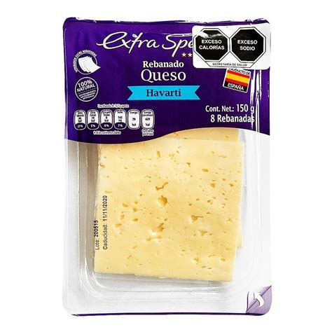 Queso Havarti Extra Special En Rebanadas 150 G Walmart