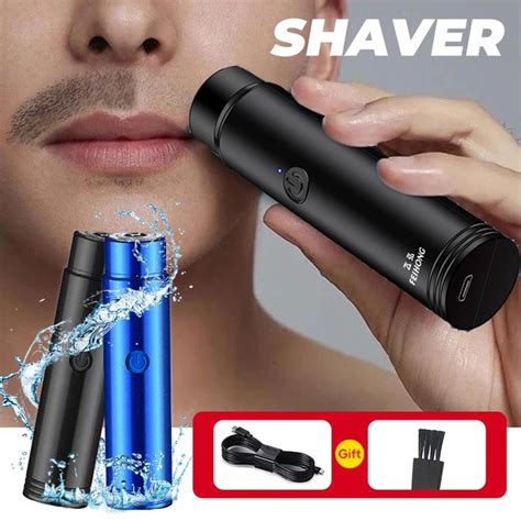 Mini Electric Shaver For Men Rechargeable Portable Travel Usb Washable