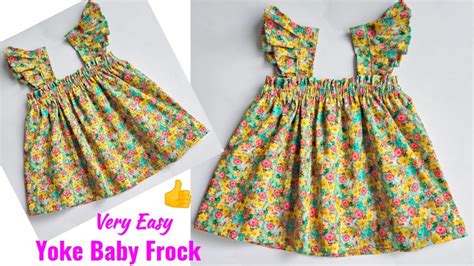 Very Easy Baby Frock Cutting And Stitching Full Tutorial Frill Baby