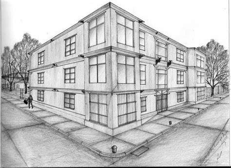 22 Ideas De Perspectiva Edificios Dibujo Perspectiva Punto De Fuga