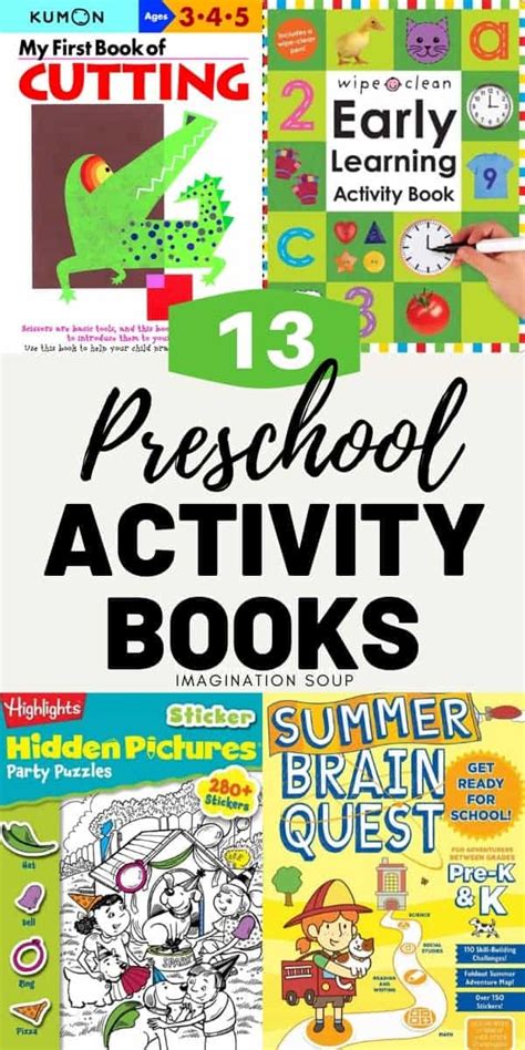 Best Preschool Activity Books For Ages 3 5 Imagination Soup