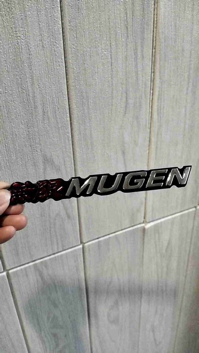 Emblem Logo Stiker Lambang Huruf Tulisan Honda Mugen Mugen Lazada