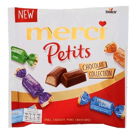 เมอร์ซี ช็อกโกแลตรวมรสต่างๆ Merci Petits Chocolate Collection 125g