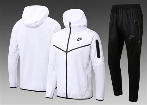 Conjunto De Moletom Nike Sportswear Tech Fleece Branco