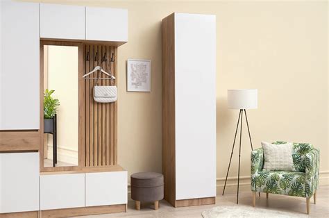 Купить Пенал Роджина - Дуб Крафт / Белый глянец (МИФ) в Минске