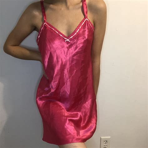 Hot Pink Slip Excellent Condition Size S Depop