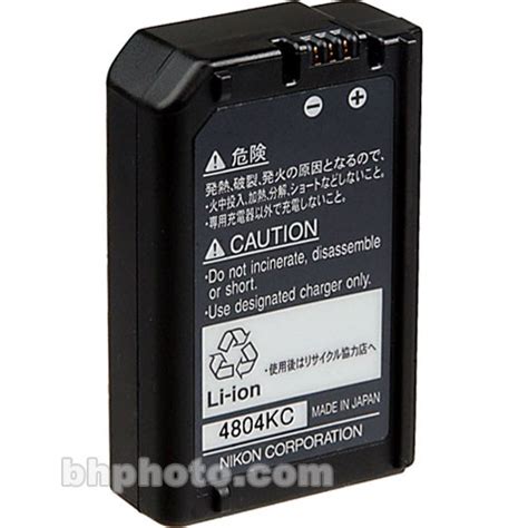 Nikon EN EL7 Lithium Ion Battery 7 4v 1100mAh 25656 B H Photo