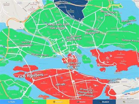 Stockholm Neighborhood Map