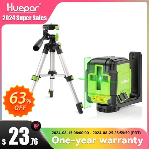 Huepar Linha Cruz N Vel Laser Auto Nivelamento Horizontal E Vertical