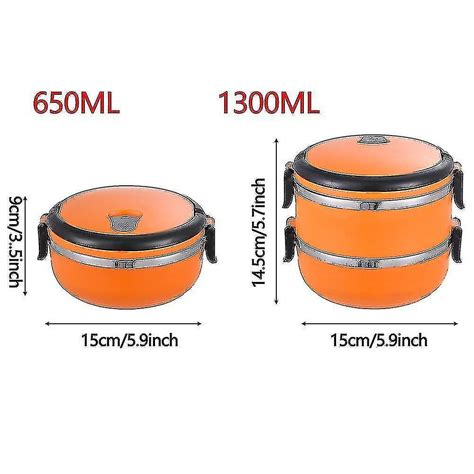 Hot Food Flask Stainless Steel Lunch Box Thermos Vacuum Insulated Trave Portable Fruugo Uk