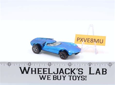 Turbofire Blue Redline Hot Wheels Mattel Vintage RL Wheeljack S Lab
