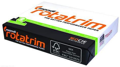 rotatrim   bond paper ream white stanleys school stationery