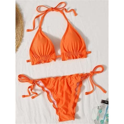 Maillot De Bain Sexy Bikini Maillot De Bain Femmes Volants