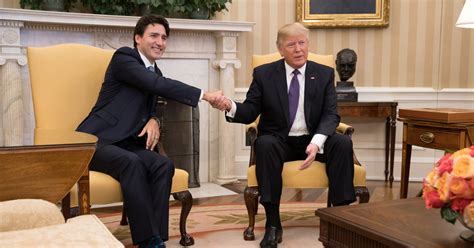 Justin Trudeau And Donald Trump Discuss U S Canada Trade The New