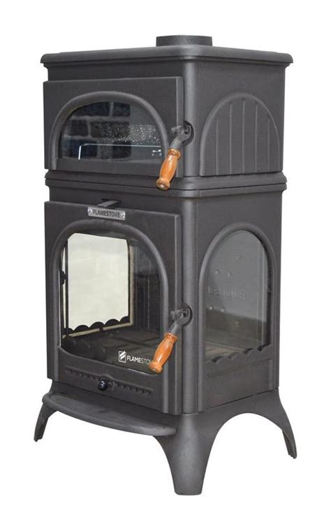 ᐉ Печь чугунная Flame Stove Modena Lux Oven с духовкой 10 кВт (9359285)