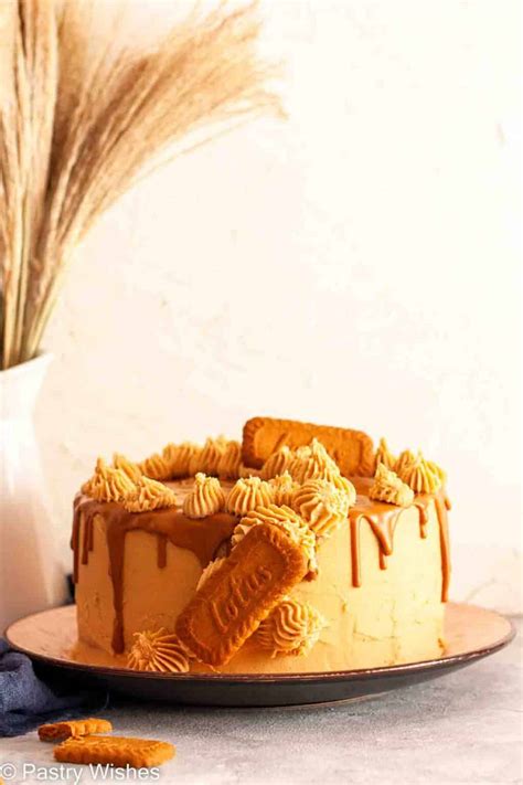 Lotus Biscoff Cake Pastry Wishes