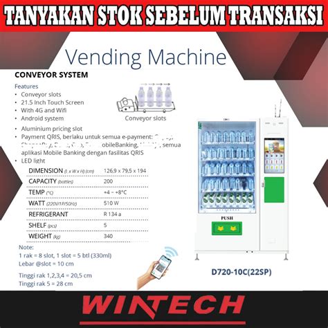 Jual Gea D C Sp Vending Machine Mesin Pendingin Jual Otomatis