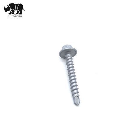 DIN7504K Hexagon Flange Head Stainless Carbon Steel Rooffing Screw