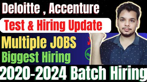 Deloitte Accenture Hiring Updates Off Campus Drive 2021 2022 2023 2024 Batch Hiring