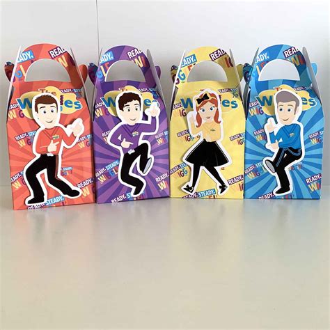 The Wiggles Emma Group Lolly Bag Box 4 Boxes Tic Tac Top